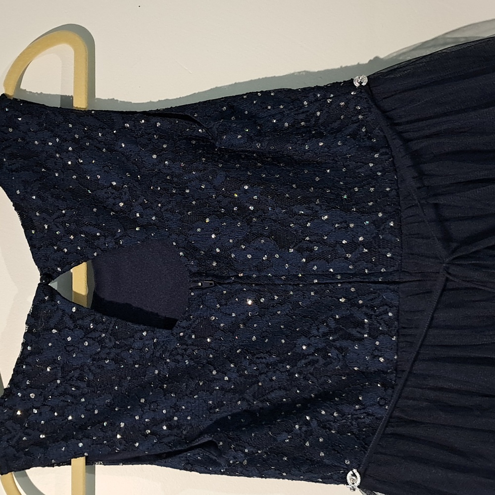 Speechless Kids Dress. Size 14.5. Navy. - Picture 8 of 14